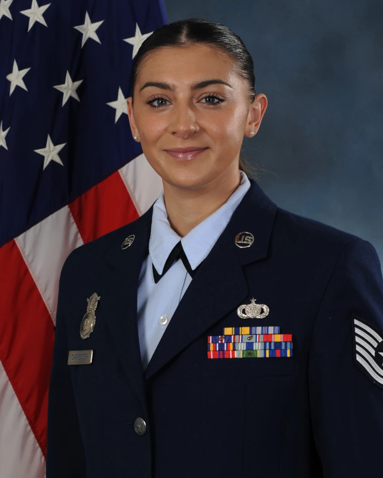 Photograph of TSgt Devan Carpenter